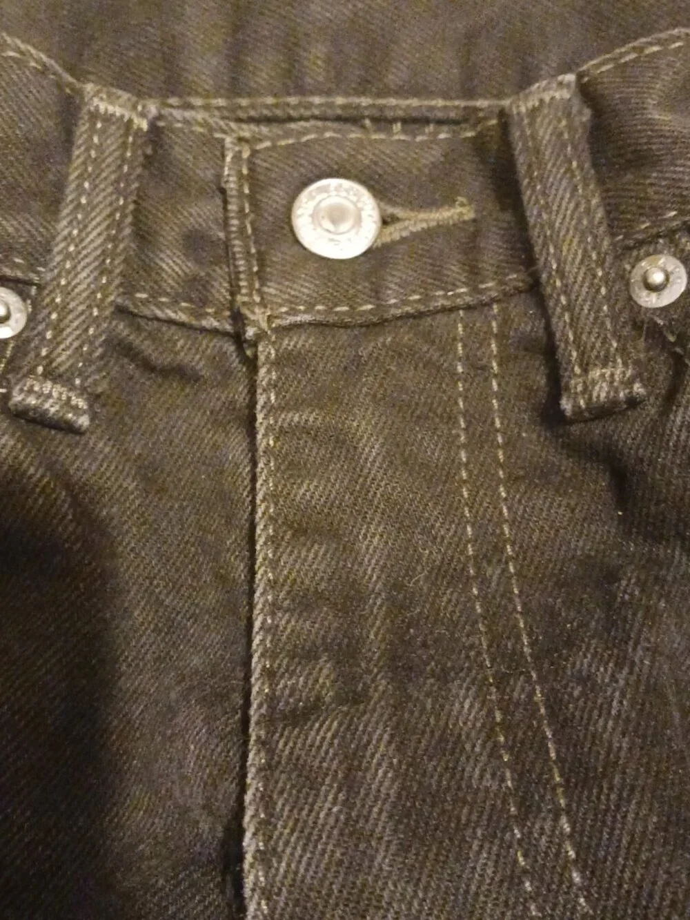 Levi's men's 505 black jeans 31x30